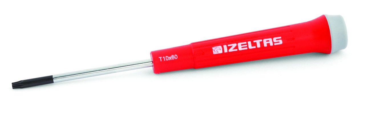 İzeltaş Elektronikçi Tip Klemens Torx Uçlu Tornavida 4530170560 2.5X60 T5