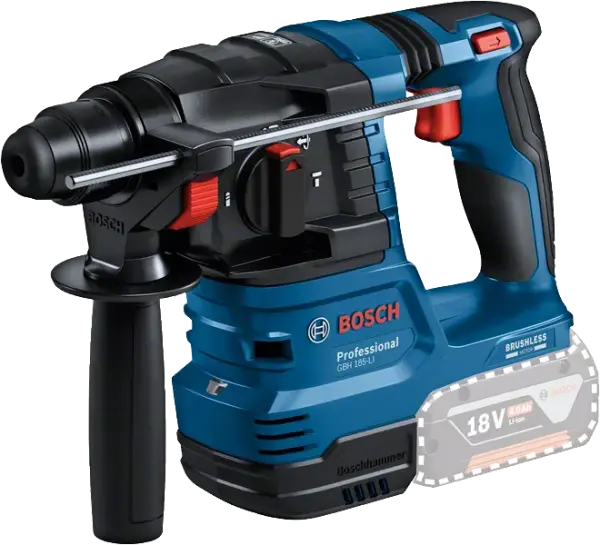 Bosch GBH 185-LI + GSR 185-LI + 1X4.0 + 1x2.0 Amper Akü + GAL 18V-40 Combo Set