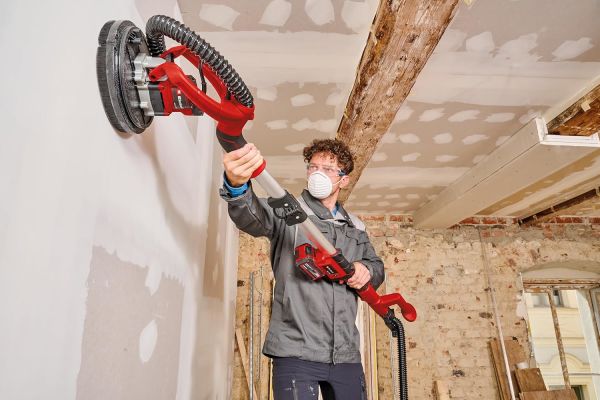 Einhell TP-DW 18/225 Li Akülü Alçıpan ve Duvar Zımparalama Makinesi Solo