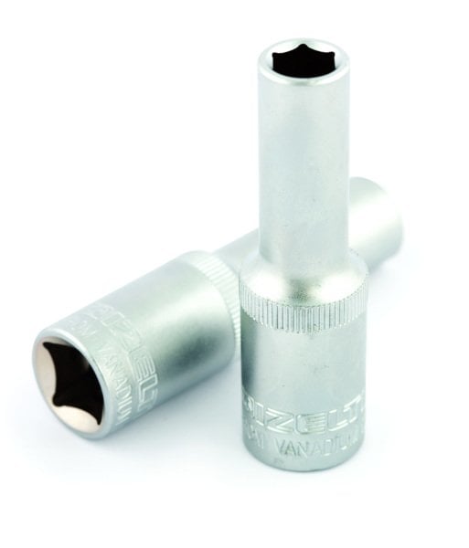 İzeltaş 1/2 Altı Köşe Derin Lokma Anahtar 17 mm 1108060017