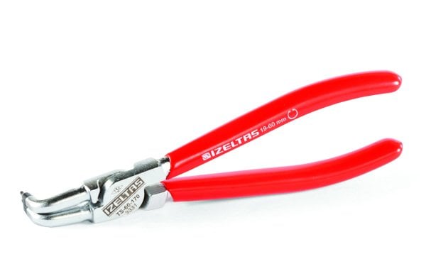 İzeltaş İç Segman Pensesi Eğri 210 mm 3331120210