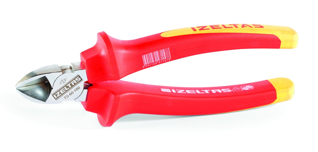 İzeltaş İzoleli Elektrikçi Yan Keski 1000V 180 mm 3700166180